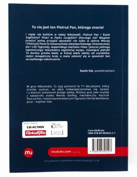 Gra książkowa: nibylandia. tu żyją potwory!