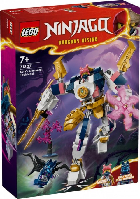 Klocki ninjago 71807 mech żywiołu technologii sory