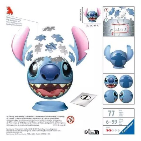 Puzzle 3d disney stitch kula