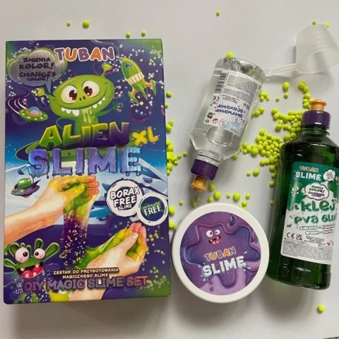 Zestaw slime diy alien xl