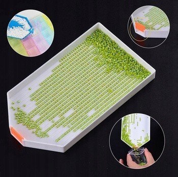 Diamentowa mozaika - konie 40x80 cm