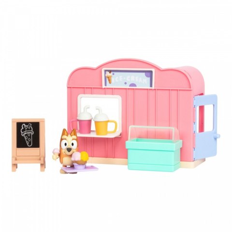 Zestaw figurek mini bluey lodziarnia