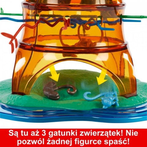 Gra spadające małpki zabawa na drzewie