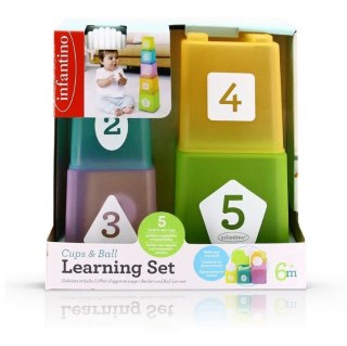 Infantino kubeczki do nakładania z piłeczką