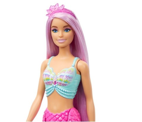 Lalka barbie syrenka długie włosy