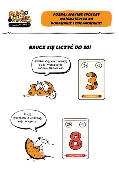 Gra plus minus. nauka liczenia