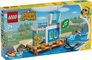 Klocki animal crossing 77051 lot z dodo airlines