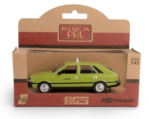 Pojazd prl fso polonez taxi zielony