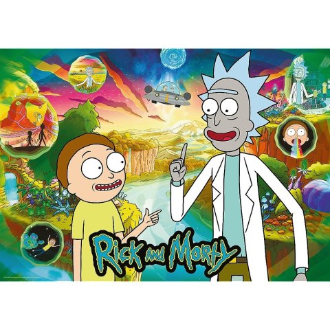Puzzle 1000 elementów premium plus rick i morty