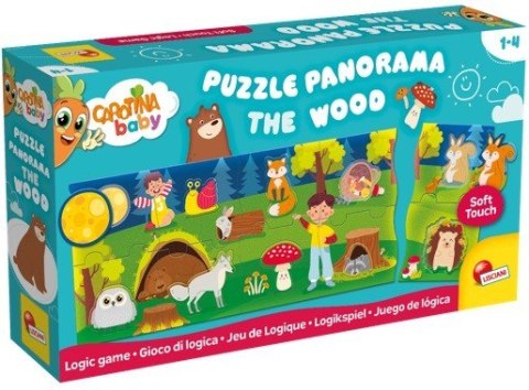 Układanka carotina baby puzzle panorama - las