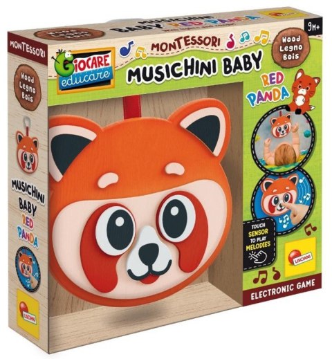 Zabawka montessori wood - muzyczna panda