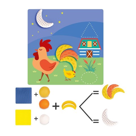 Zestaw plastusiowe zabawy - geometryczne kształty