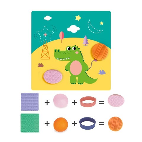 Zestaw plastusiowe zabawy - geometryczne kształty