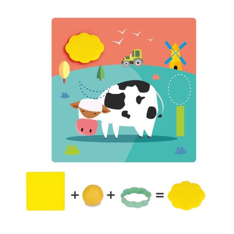 Zestaw plastusiowe zabawy - geometryczne kształty