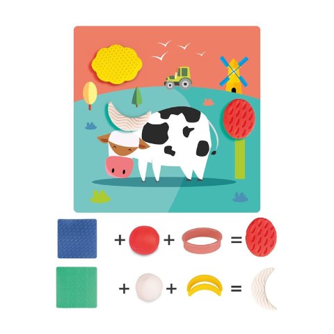 Zestaw plastusiowe zabawy - geometryczne kształty