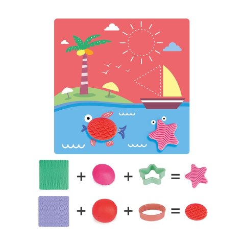 Zestaw plastusiowe zabawy - geometryczne kształty