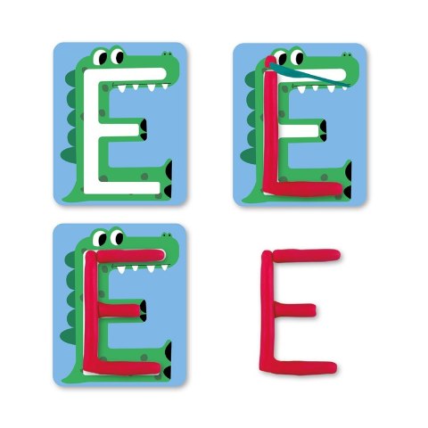 Zestaw plastusiowe zabawy - literki