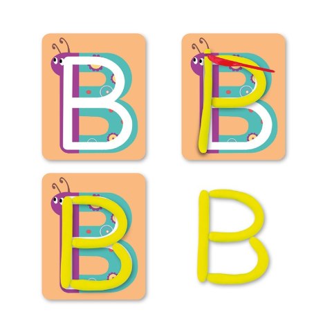 Zestaw plastusiowe zabawy - literki