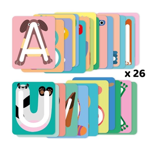 Zestaw plastusiowe zabawy - literki