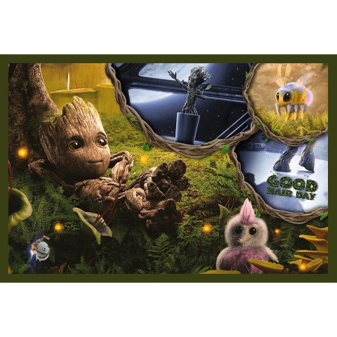 Puzzle 2x200 elementów ja jestem groot guardians marvel