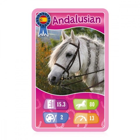 Gra karciana top trumps konie, kucyki i jednorożce