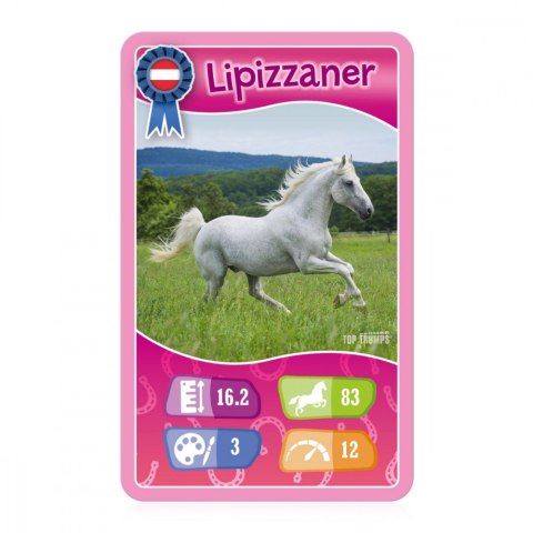 Gra karciana top trumps konie, kucyki i jednorożce