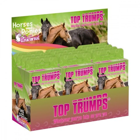 Gra karciana top trumps konie, kucyki i jednorożce
