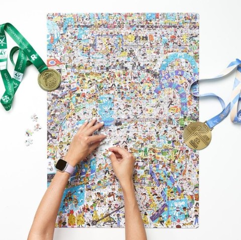 Puzzle puzzlove maraton 42,195 km 1000 elementów