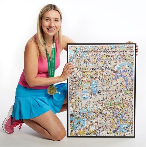 Puzzle puzzlove maraton 42,195 km 1000 elementów