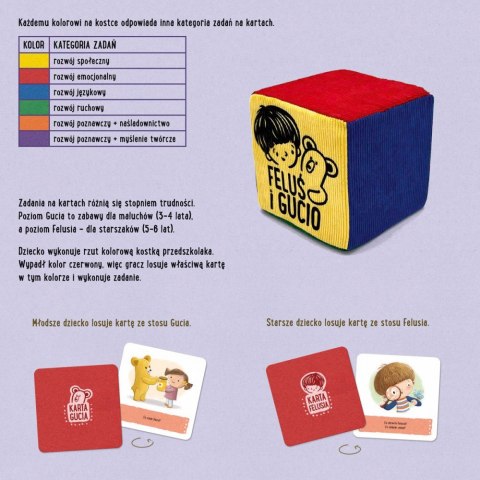 Gra feluś i gucio grają w kolory
