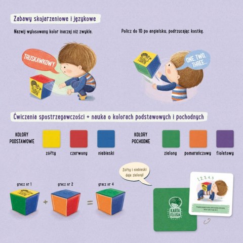 Gra feluś i gucio grają w kolory