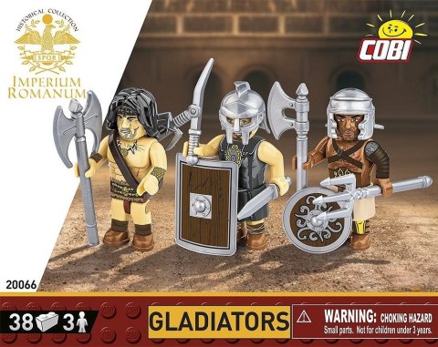 Klocki imperium romanum - gladiatorzy 3 figurki