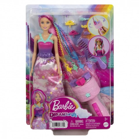 Lalka barbie dreamtopia księżniczka zakręcone pasemka