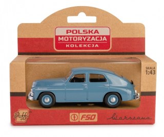 Pojazd prl warszawa m20 popielaty