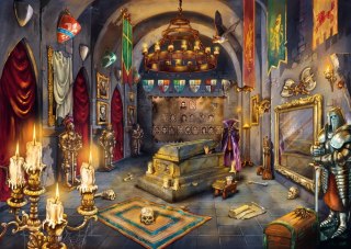 Puzzle 1000 elementów zamek wampirów