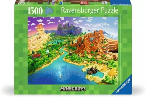 Puzzle 1500 elementów minecraft world