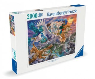 Puzzle 2000 elementów fantazja pegaz