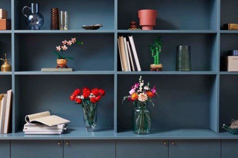 Klocki botanicals 10342 piękny bukiet różowych kwiatów