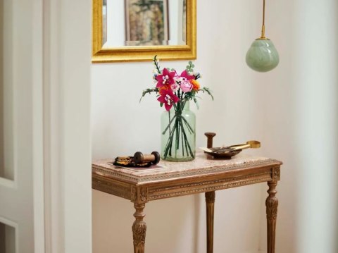 Klocki botanicals 10342 piękny bukiet różowych kwiatów