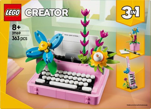 Klocki creator 31169 maszyna do pisania z kwiatami