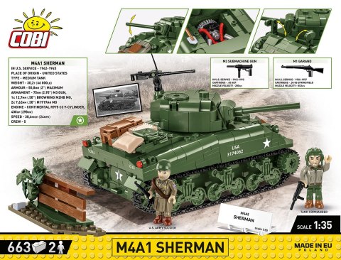Klocki m4a1 sherman 663 klocki
