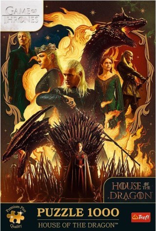 Puzzle 1000 elementów ród smoka gra o tron