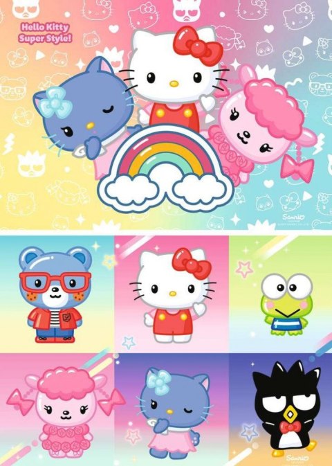 Puzzle 2x24 elementy hello kitty