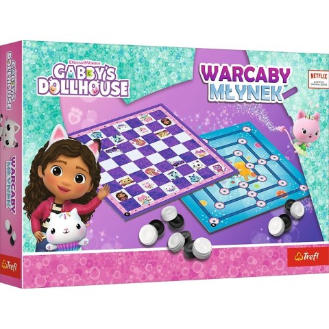Gra warcaby i młynek gabi gabby dollhouse