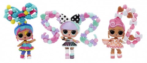 Lalka l.o.l. surprise hair beads tots display 12 sztuk