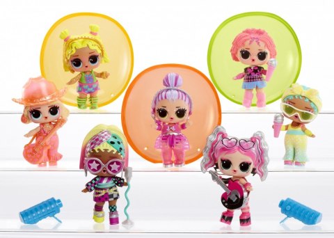 Lalka l.o.l. surprise neon pop stars display 12 sztuk
