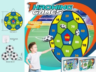 Gra rzutki krążki piłkarskie