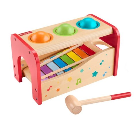 Wood zabawka muzyczna cymbałki drewno