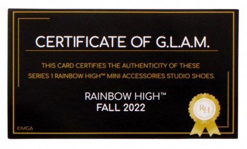 Akcesoria rainbow high buty asortyment 1 sztuka