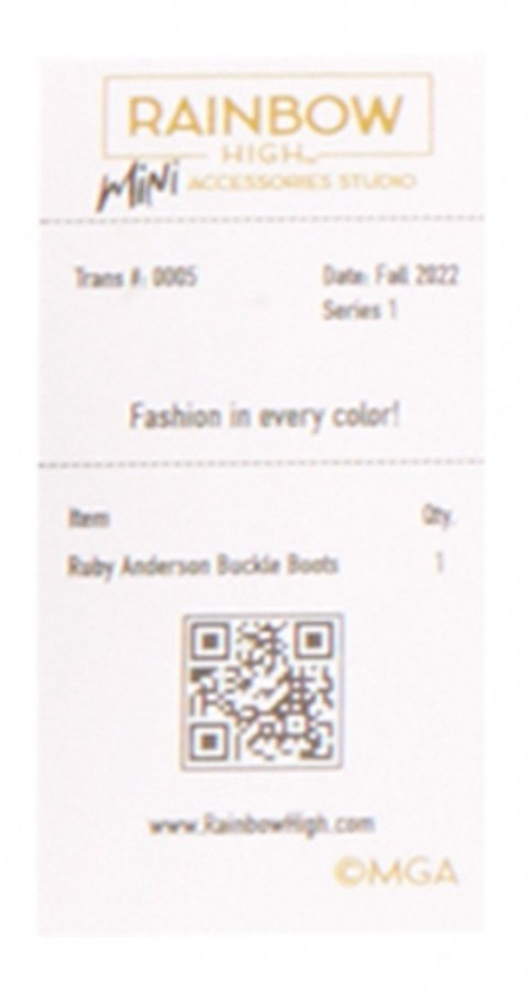 Akcesoria rainbow high buty display 27 sztuk